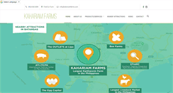 Desktop Screenshot of kahariamfarms.com